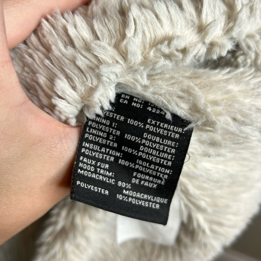 S13/NYC Army Sherpa Lined Parka with Faux Fur Hood - Picture 7 of 10